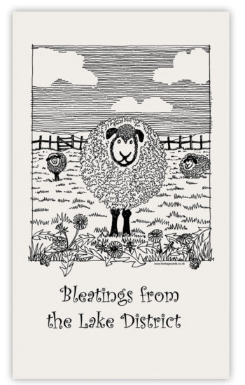 Bleatings from the Lake District Tea Towel